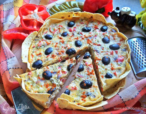 Делим на порции как пирог.