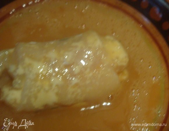 Затем в яйце.