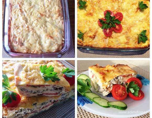 Вынимаем запеканку, остужаем минут 20-30, чтобы можно было красиво разрезать на порции.