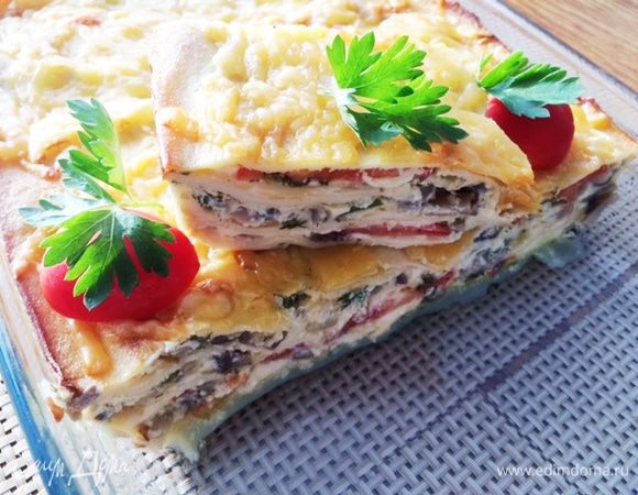 Подаем со свежими овощами.