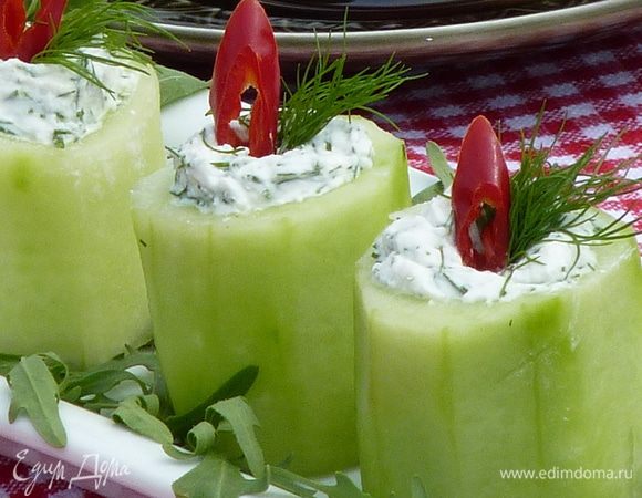 Украсить укропом.