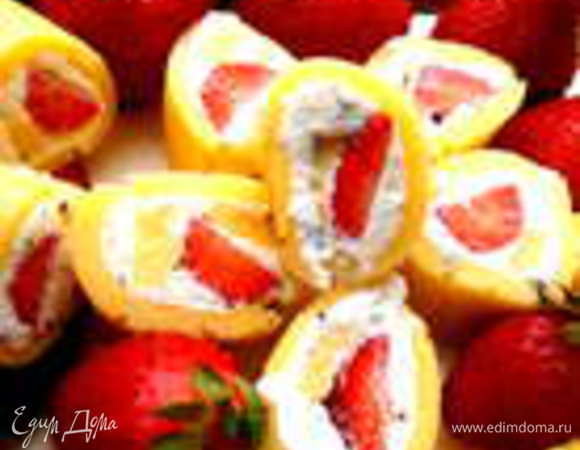 А вот первый мой вариант...с клубникой! Выбирайте сами)))