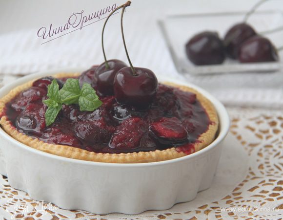 Наполнить корзинки начинкой. Убрать в холодильник до полного застывания (1,5-2 часа). Приятного чаепития!