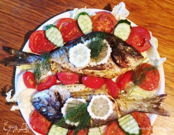 Очень вкусная рыба получилась. Приятного аппетита!