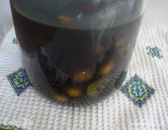 Вот так выглядит ликер через 2 недели.