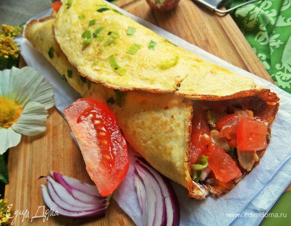 Перенести на тарелку.