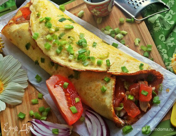 Украсить зеленью. Тут же подавать.