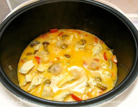 Тушить 40 минут на программе «Тушение».