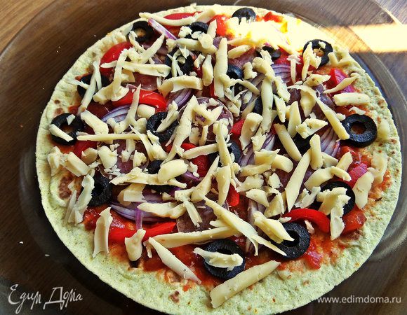 Посыпать сыром...