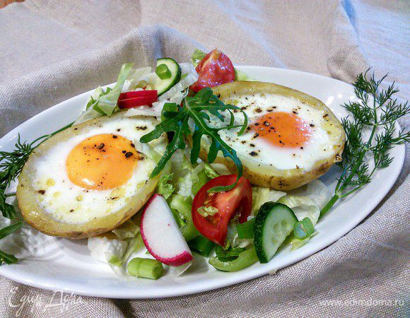 Оригинальное, сытное блюдо готово!