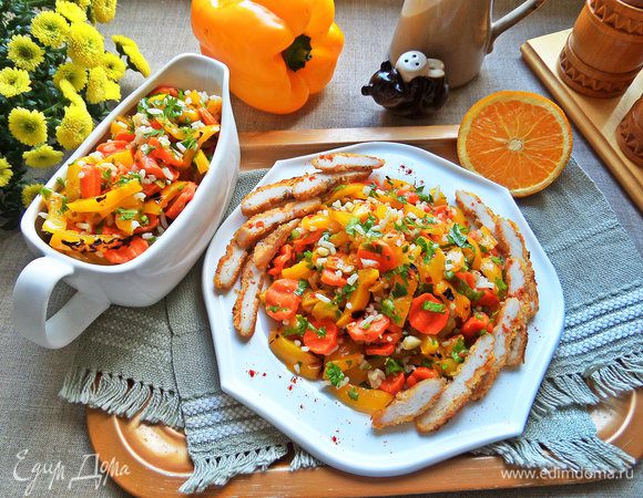 Посыпаем паприкой и подаем.