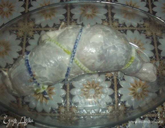 По желанию можно смазать сверху любым маринадом.