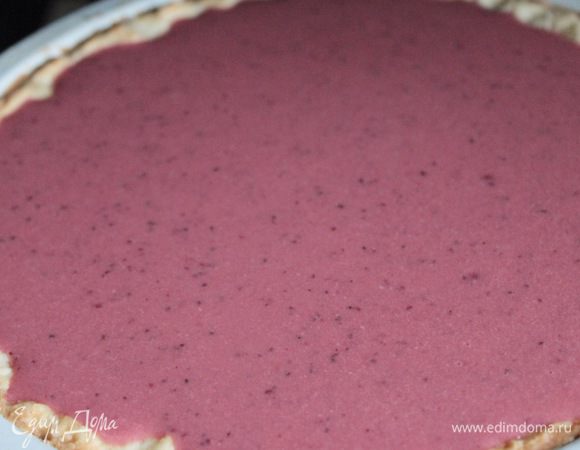 Вылить самбук на охлажденную песочную основу и поставить в холодильник до полного охлаждения.