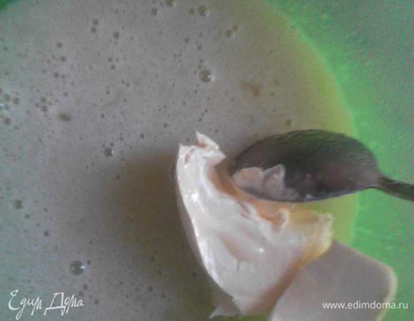 Добавляем маргарин.