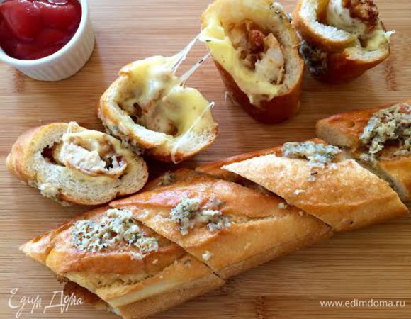 Так ароматно и сытно! Жаль, что не могу выложить видео и показать, как тянется сыр. Приятного аппетита!