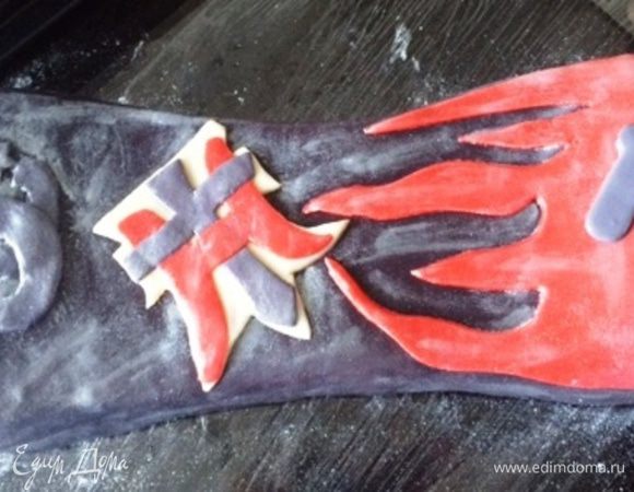 Это сам скейтборд до момента водружения на нижний торт. 