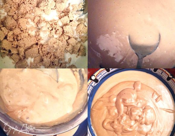 Нагреть сливки в кастрюле (не доводить до кипения). Снять с огня, добавить мелко нарезанную халву (в рецепте халва — кунжутная!), размешать до ее растворения. Перетереть полученную массу через сито, чтобы не было комков. Дать остыть, затем охладить в холодильнике — минимум 12 часов. Сливочно-халвовая масса станет плотной и густой.