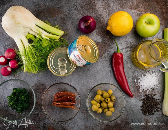 Для приготовления блюда нам понадобятся следующие ингредиенты.