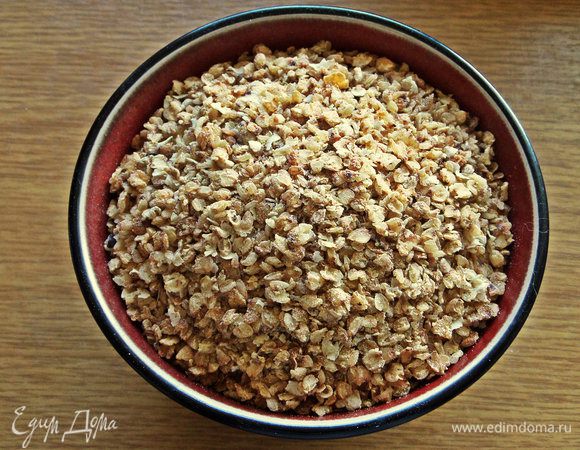 Хлопья будем использовать в сухом виде!