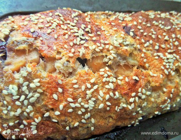 Продолжить запекать до румяной корочки. 