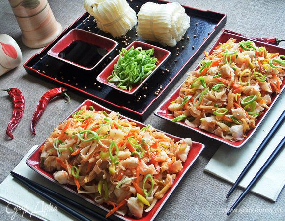 Хотя предполагалось сделать 2 порции, но они такие объемные, сытные, что полноценно поужинают 3 человека.