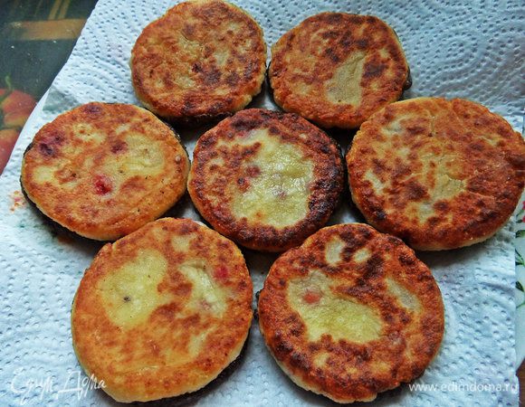 Переносим на салфетку. Вышло 9 штук.