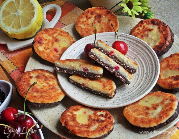 Вот такие сырники в разрезе!