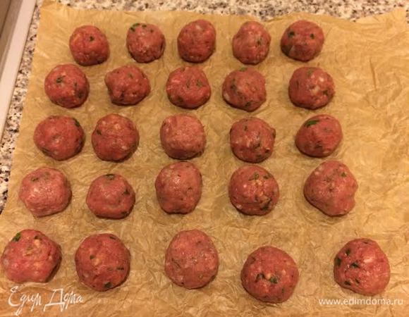 Сформировать тефтельки.