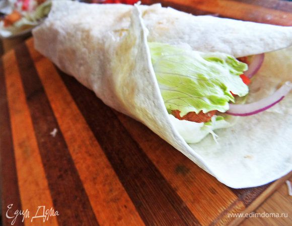 Свернуть в кулек.