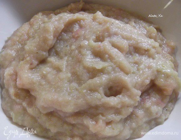 Наше яблочное пюре готово. 