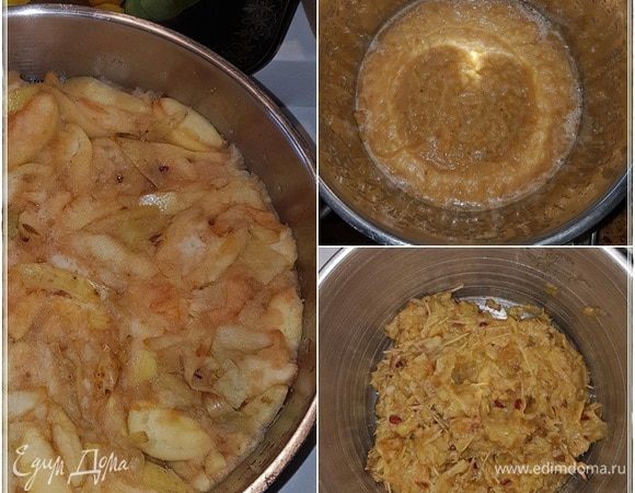 Если через сито перетереть яблоки, то масса получится, конечно, более нежная и однородная.