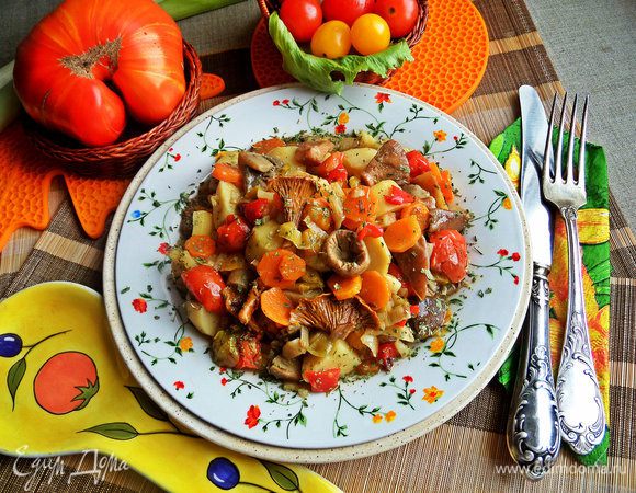 Очень вкусный получился ужин.