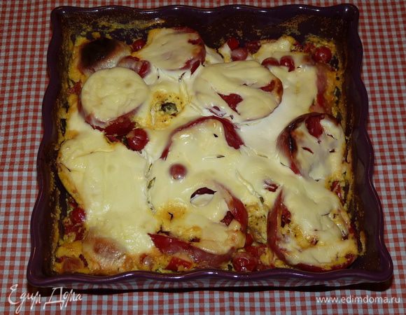 Запекать в заранее разогретой до 160°С духовке 35 минут.