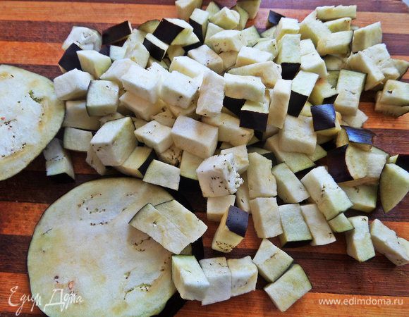 Затем на кубики.