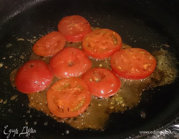 Обжариваем и запекаем.