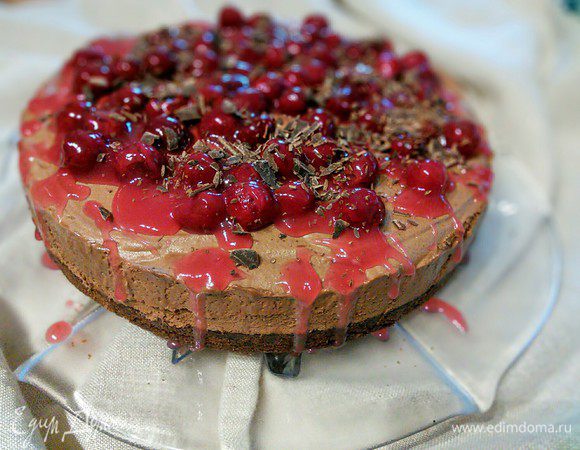 Можно притрусить шоколадной стружкой по желанию.