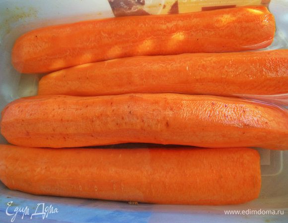 С морковью все наоборот: можно использовать любую, даже крупную.