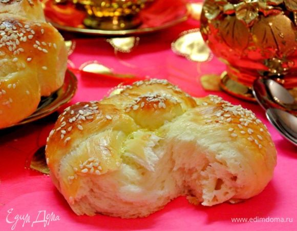 Вот такой разлом булочки.