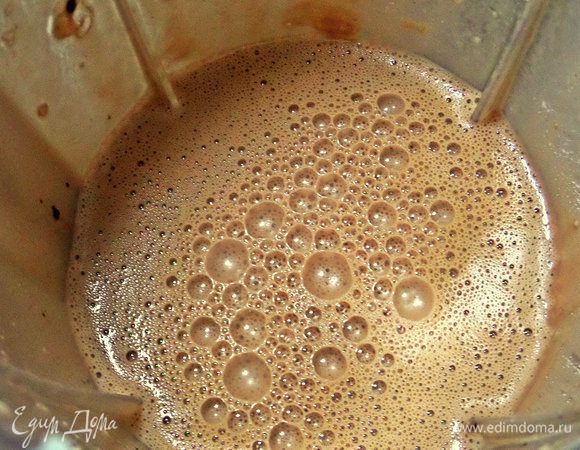 Взбиваем вместе с какао.