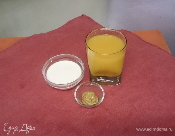 Исходные продукты для соуса.