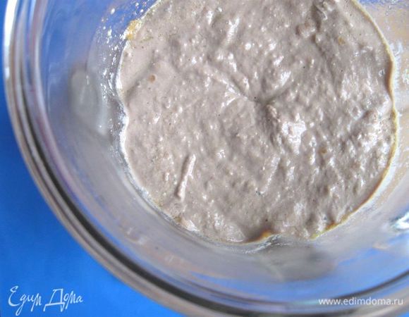 Дать немного остыть, пропустить через блендер.