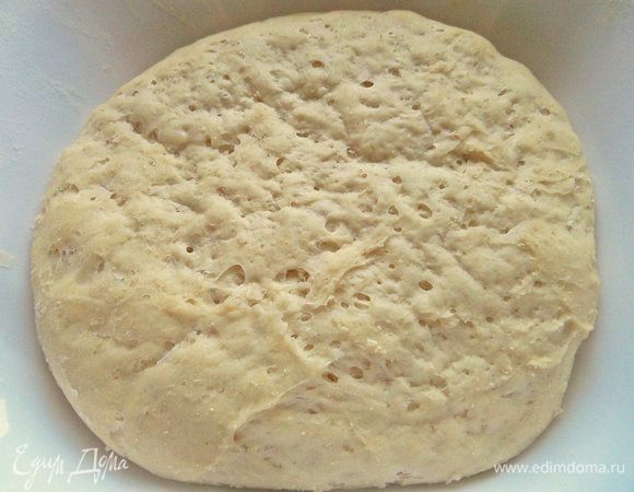 Оставить в тепле на 2 часа накрытым.