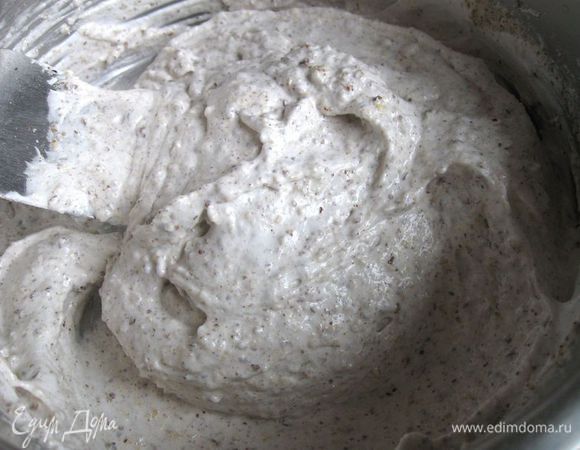 Такая получилась масса для коржей.