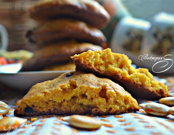 Печенье готово! Посмотрите, какой аппетитный разлом! И на вкус сплошное удовольствие!