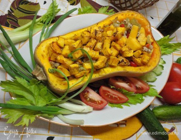 У нас за окном все в снегу и мороз -10, а на столе солнечная тыква и свежие овощи. Настоящий праздник!