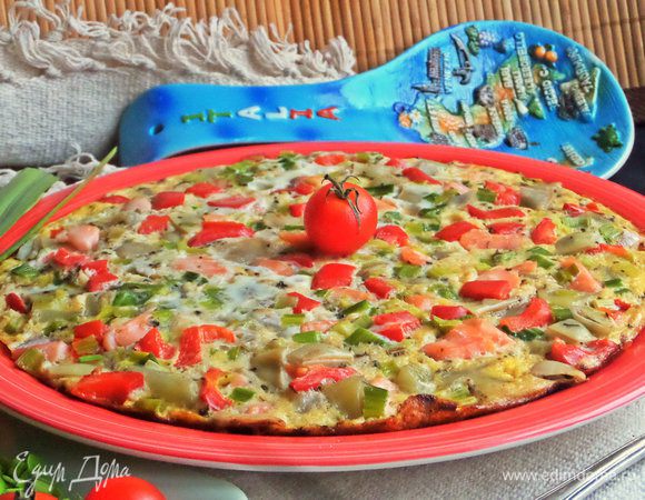 Никаких украшательств фриттата больше не требует.