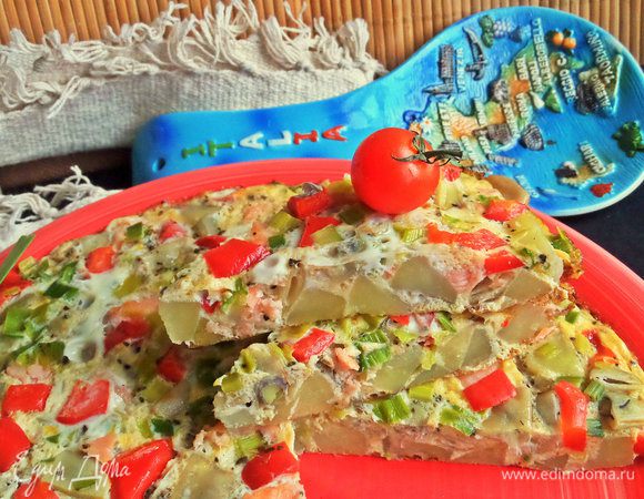 Делим на порции, как пирог или пиццу.