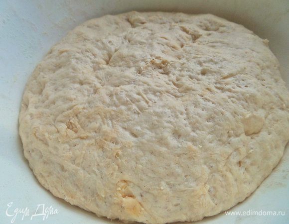 Вот тесто повторно увеличилось в объеме.