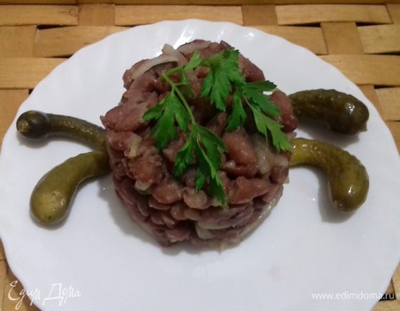 Киркаш едят руками с лавашом. 
Но я его ем вилкой.
