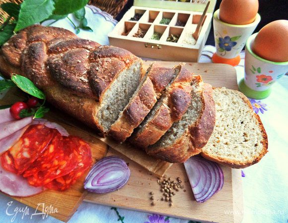 Нарезать на нужное количество ломтиков.